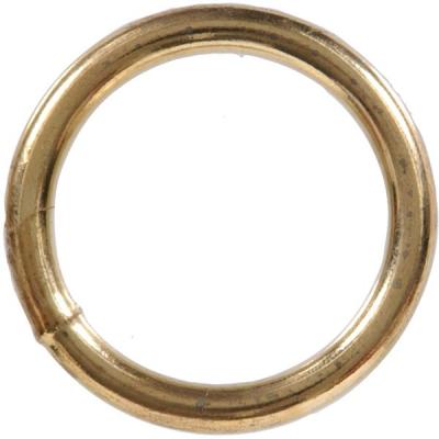 1-1/2" Brass Plated Welded Ring