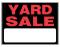 "Yard Sale" Sign 15"x19"