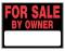 "For Sale by Owner" Sign 15"x19"
