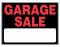 "Garage Sale" Sign 15"x19"