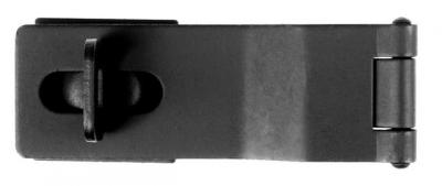 ALCBP 4-1/2" Black Safety Hasp