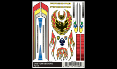 CUSTOM DESIGNS DECALS DRY TRNSFR