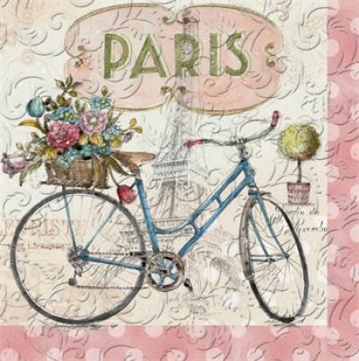 Paris Forever Luncheon Napkin