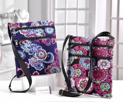 Cotton Paisley Print Cross-Body