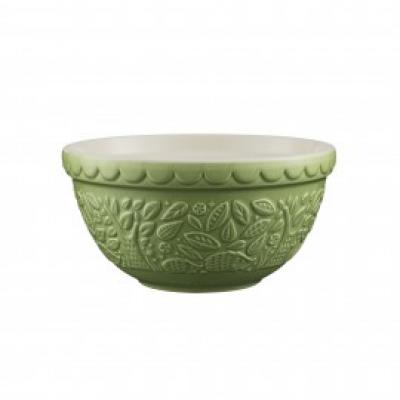 HEDGEHOG EMB MIX BOWL 21CM GRN