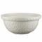 FOX EMB MIX BOWL 29CM CREAM