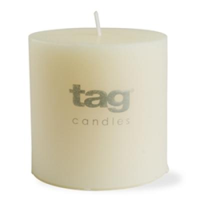 CHAPEL 3x3 PILLAR CANDLE IVORY