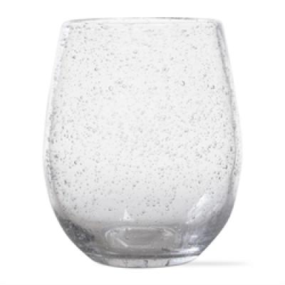 BUBBLE STEMLESS WINE GLASS 14OZ