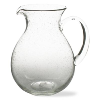 BUBBLE GLASS PITCHER CLEAR 64OZ