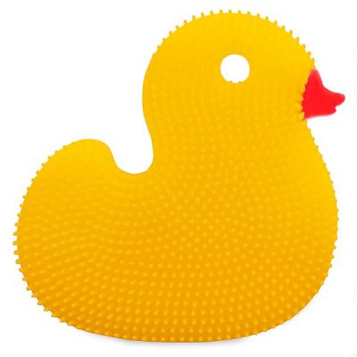 YELLOW DUCK SILICONE DISH BRUSH