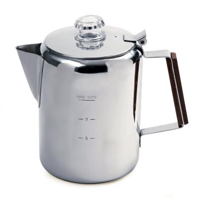 S/S PERCOLATOR 9 CUP WD HNDL