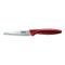 SERRATED PARING KNIFE 4" RED