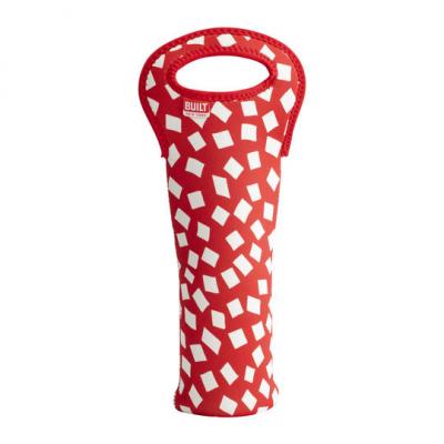 ONE BOTTLE WINE TOTE RED CONFETT