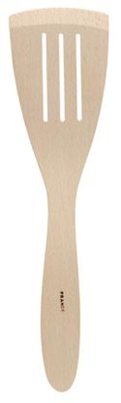 WOODEN SLOTTED SPATULA 12"