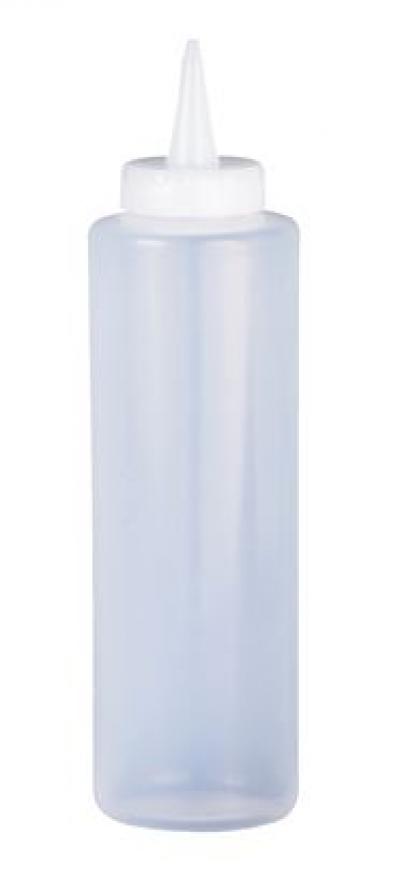 SQUEEZE BOTTLE CLR 12OZ