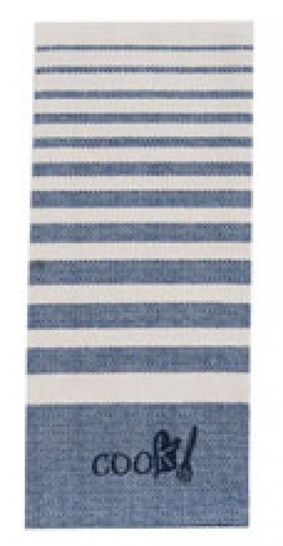 COOK'S KITCHEN COBALT TEA TOWEL