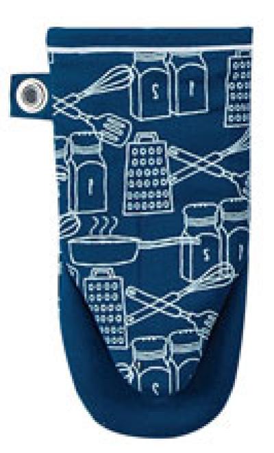 COOKERY OVEN MITT INDIGO