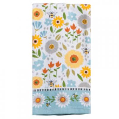 GARDEN BEE TERRY TOWEL