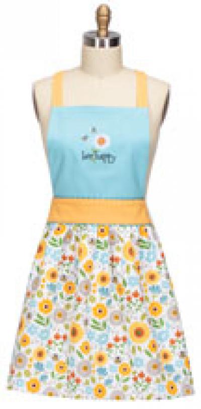 GARDEN BEE EMBR APRON