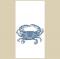 DEST BLUE CRAB FLOUR SACK TOWEL