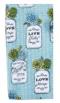 GARDEN SUCCULENTS TERRY TOWEL