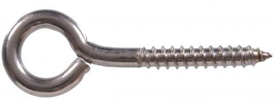 1/4"x3.75" Lag Screw Eye - SS